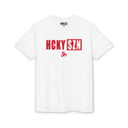 HCKY SZN Simple Star DryBlend Tee Shirt (Red Logo) - Various Colors