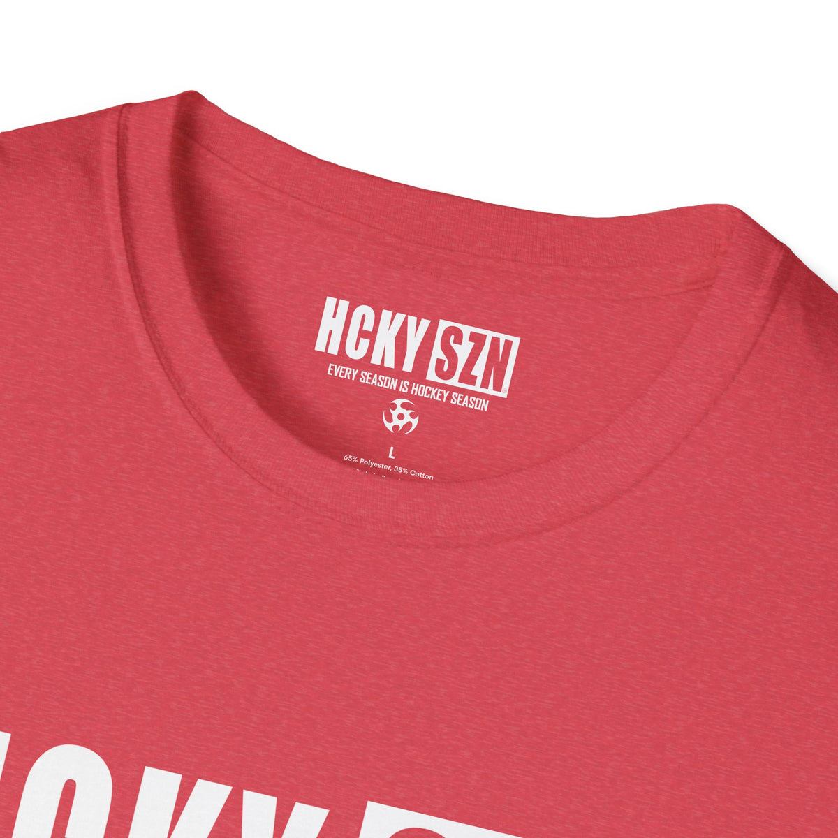 HCKY SZN Softstyle Tee Shirt (Heather Red)