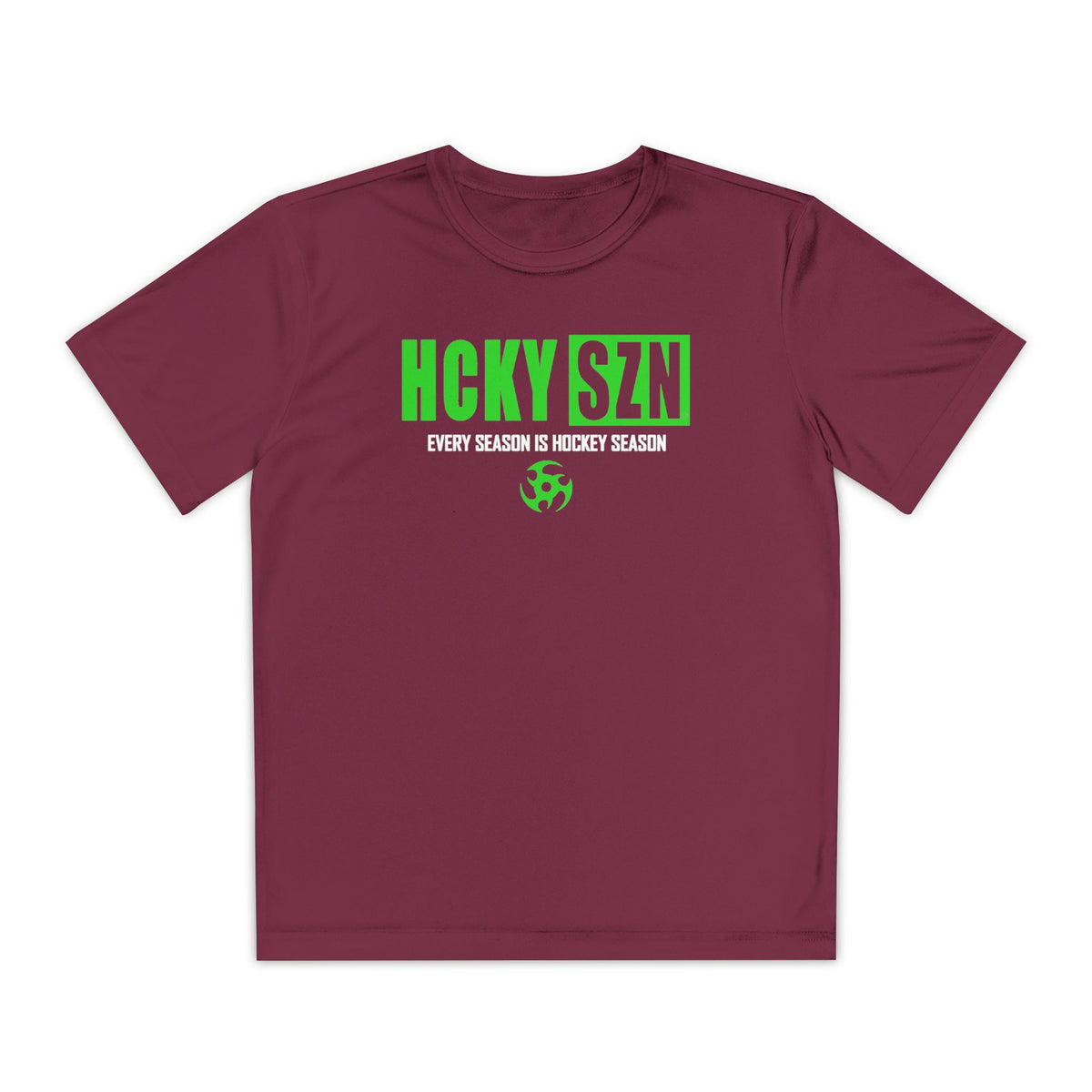Every Season is HCKY SZN Youth Competitor Tee (Lime Logo) - Various Colors