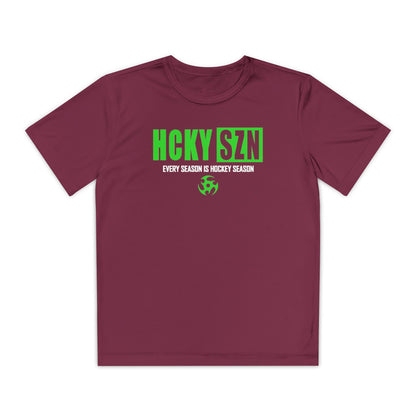 Every Season is HCKY SZN Youth Competitor Tee (Lime Logo) - Various Colors