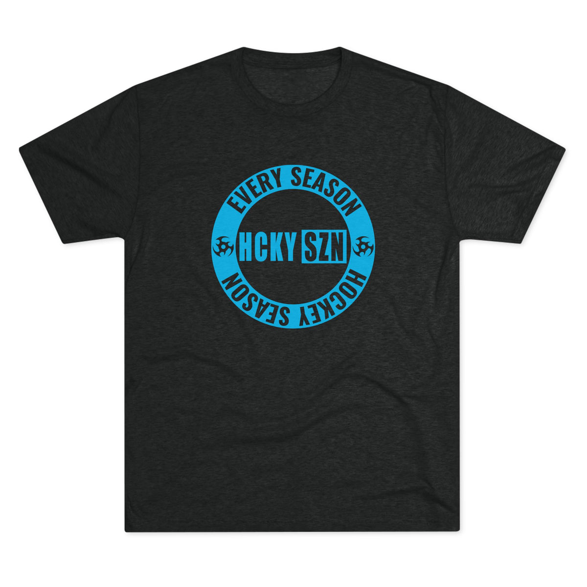 HCKY SZN Circle Logo TriBlend Tee Shirt (Sky Blue) - Various Colors