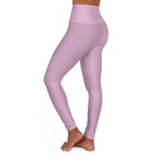 HCKY SZN High Waisted Yoga Leggings (Dusty Pink)
