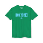 HCKY SZN Simple Star DryBlend Tee Shirt (Sky Blue Logo) - Various Colors