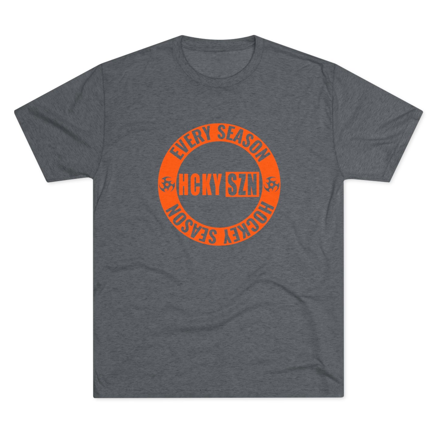 HCKY SZN Circle Logo TriBlend Tee Shirt (Orange) -Various Colors