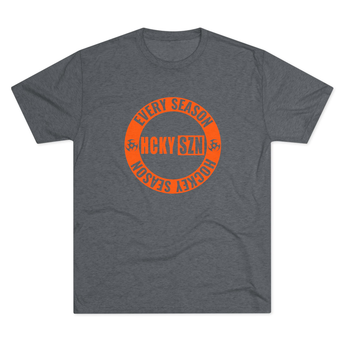 HCKY SZN Circle Logo TriBlend Tee Shirt (Orange) -Various Colors
