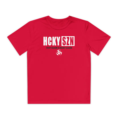 Every Season is HCKY SZN Youth Competitor Tee (White Logo) - Various Colors