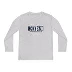 Every Season is HCKY SZN Youth Competitor Long Sleeve Tee (Navy Logo) - Various Colors