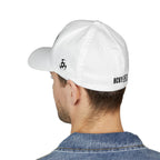 Upside Down HCKY SZN Embroidered Flex Fit Hat (White/Black)