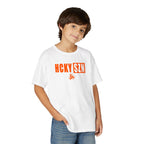 Youth HCKY SZN DryBlend Tee Shirt (Orange Logo) - Various Colors
