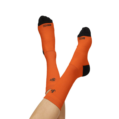 Comfort Crew Fleece Lined Hockey Socks (Orange)