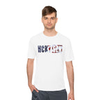 HCKYSZN (Flagship Logo) Adult Performance Tee - White/USA