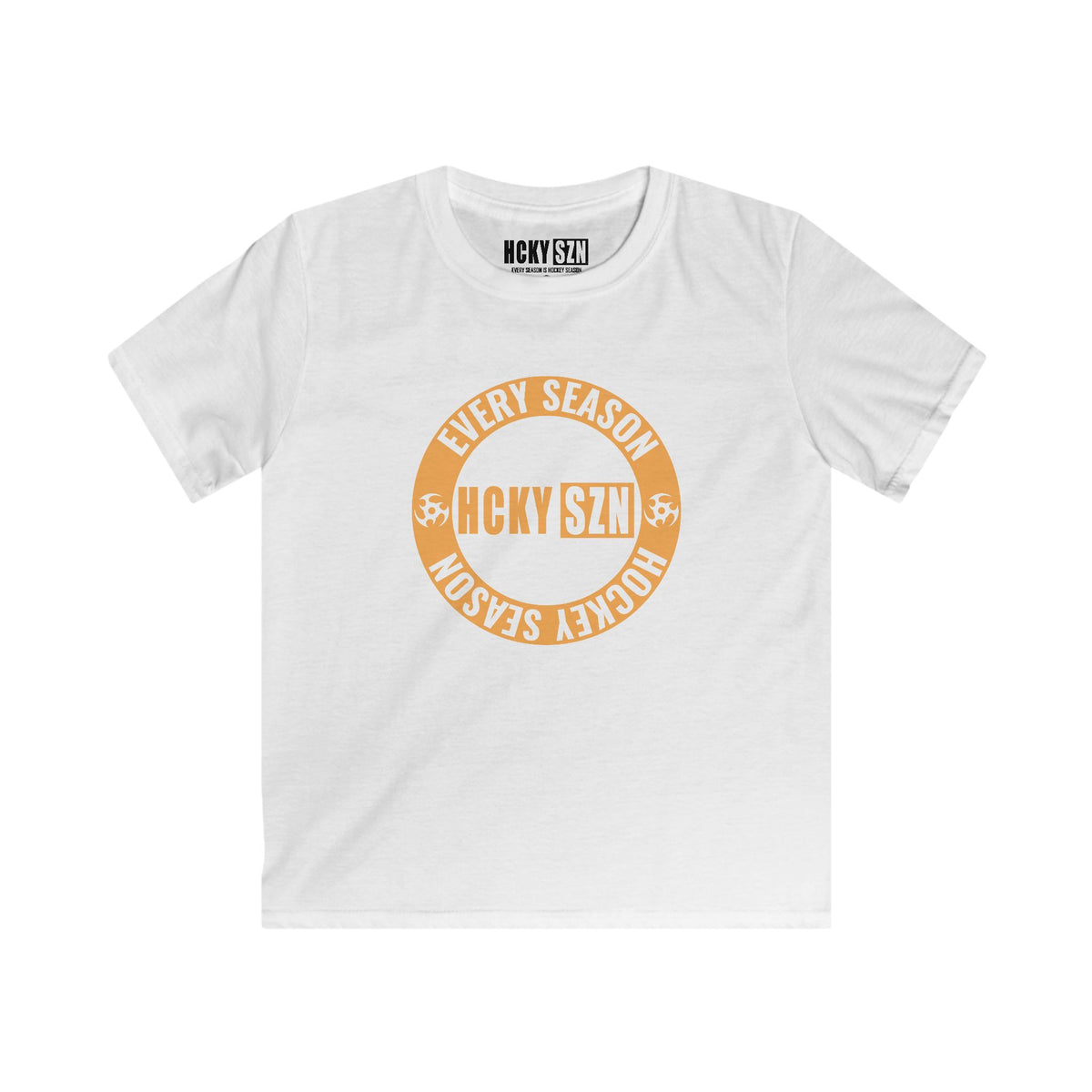 Youth Circle SZN Softstyle Tee (Mango Logo) - Various Colors