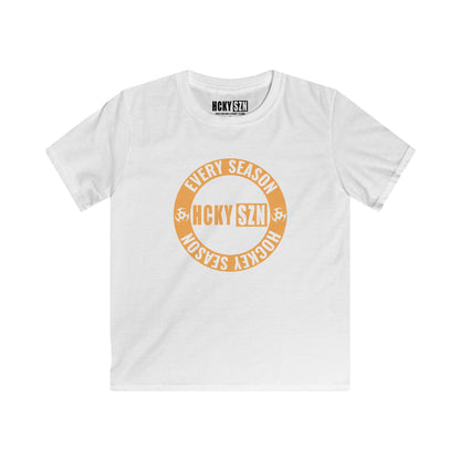 Youth Circle SZN Softstyle Tee (Mango Logo) - Various Colors