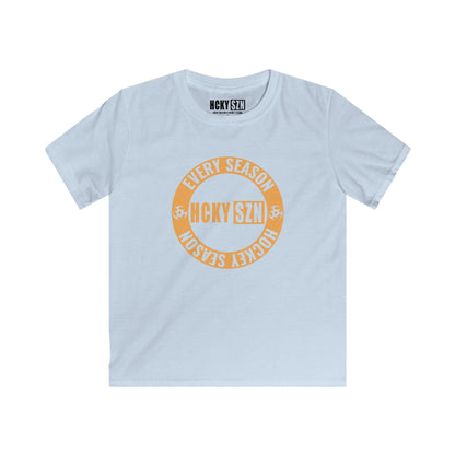 Youth Circle SZN Softstyle Tee (Mango Logo) - Various Colors