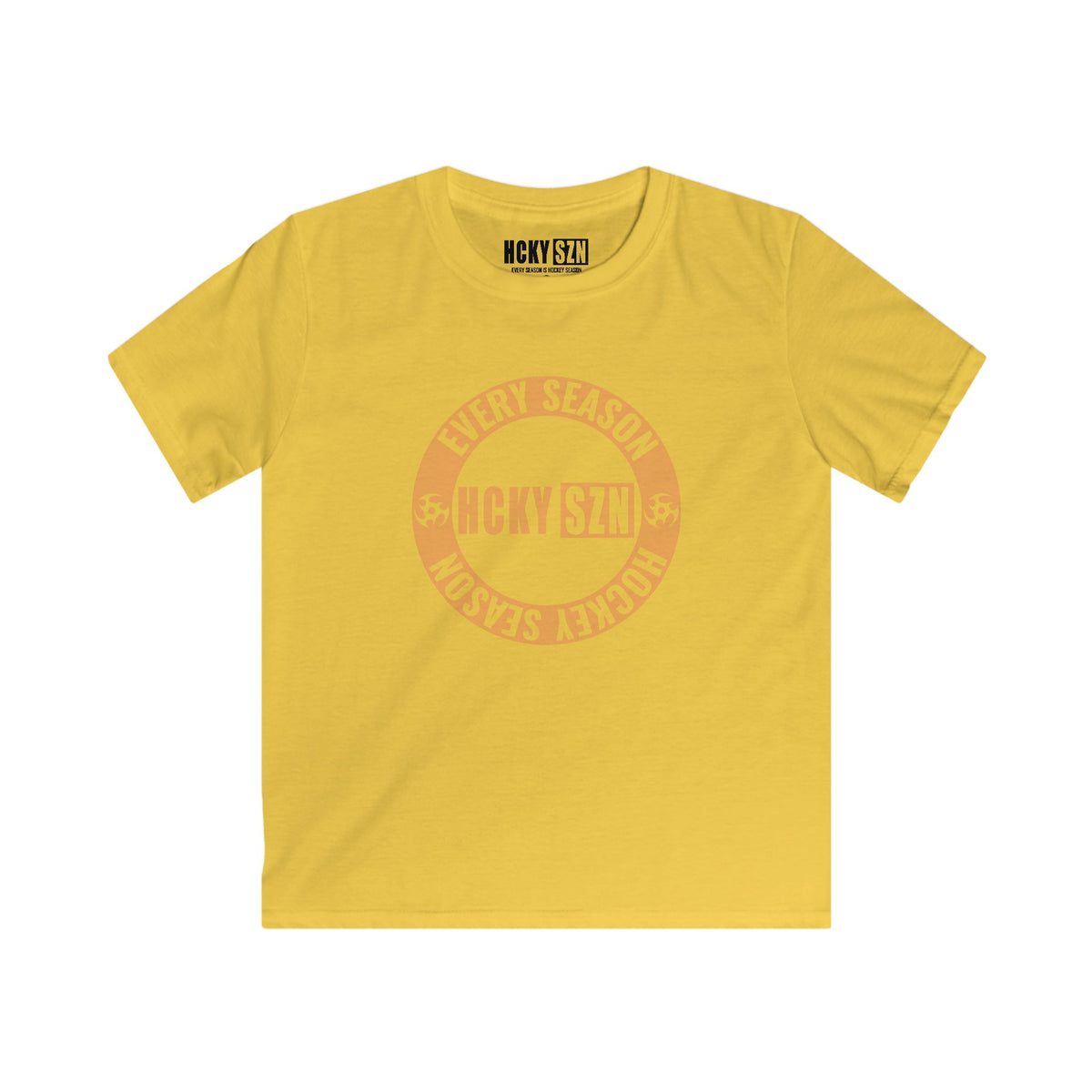 Youth Circle SZN Softstyle Tee (Mango Logo) - Various Colors