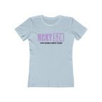 Every Season Is Hockey Season Women's Boyfriend Tee (Lavender Logo) - Various Colors
