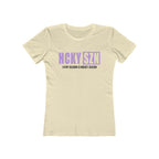 Every Season Is Hockey Season Women's Boyfriend Tee (Lavender Logo) - Various Colors