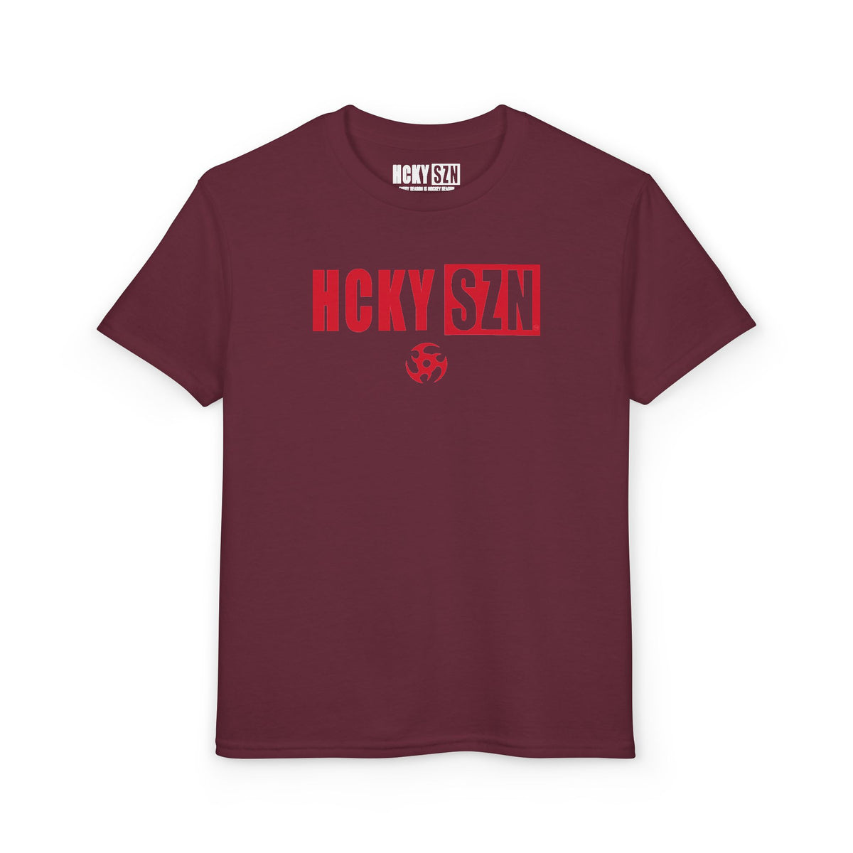 Youth HCKY SZN DryBlend Tee Shirt (Red Logo) - Various Colors