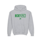 Youth HCKY SZN (Green Logo) Hooded Sweatshirt - Various Colors
