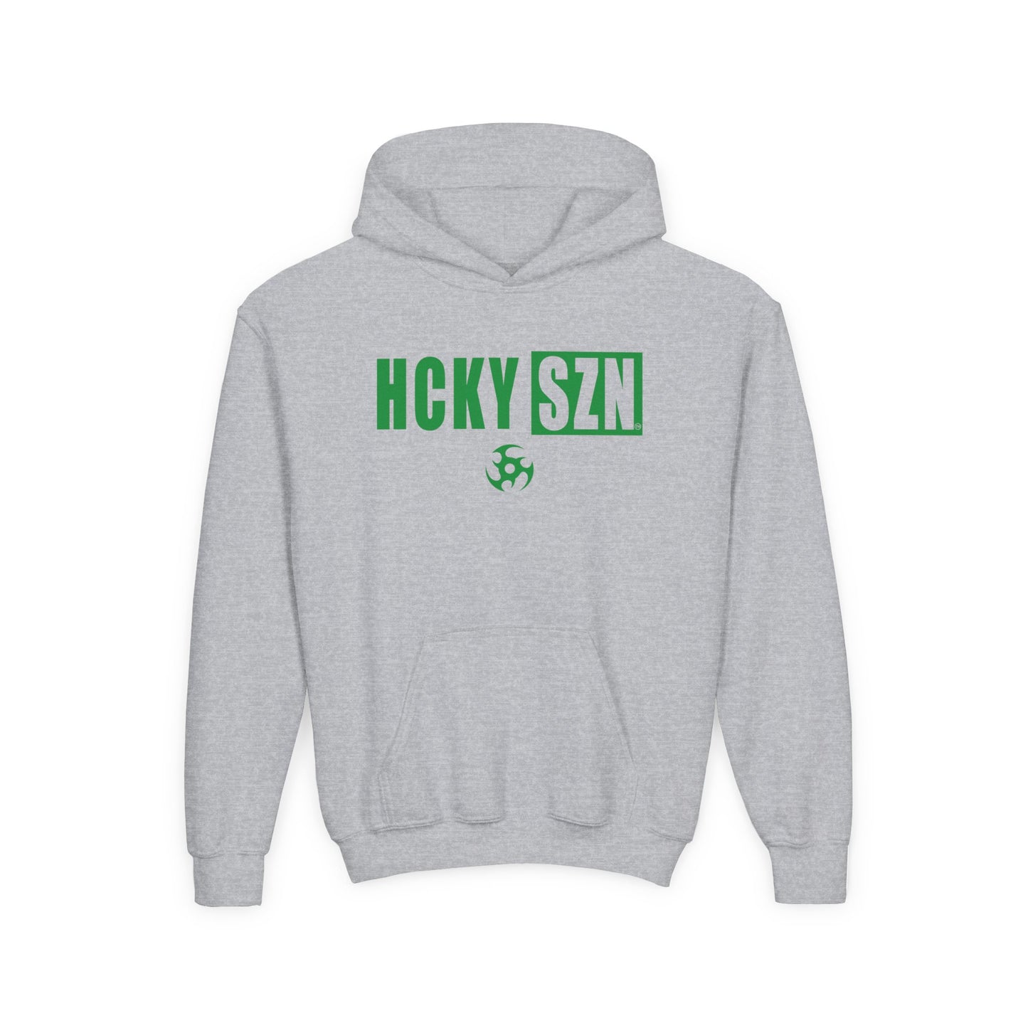 Youth HCKY SZN (Green Logo) Hooded Sweatshirt - Various Colors