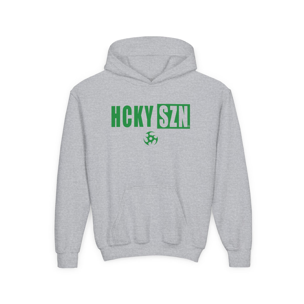 Youth HCKY SZN (Green Logo) Hooded Sweatshirt - Various Colors