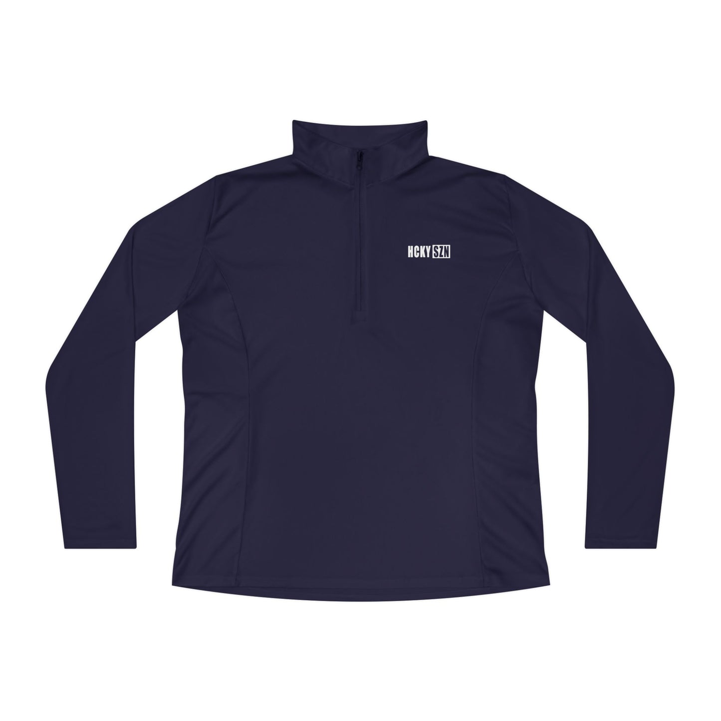 Women's HCKY SZN Quarter-Zip Pullover (Navy)