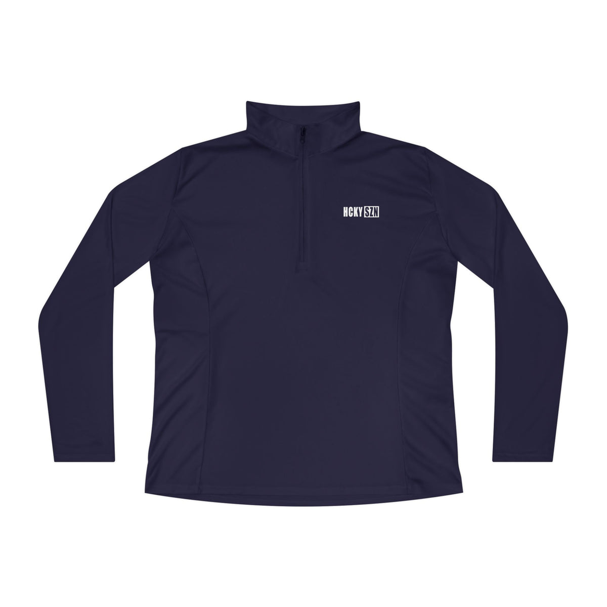 Women's HCKY SZN Quarter-Zip Pullover (Navy)