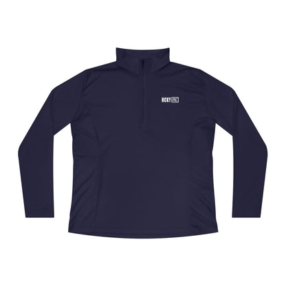 Women's HCKY SZN Quarter-Zip Pullover (Navy)