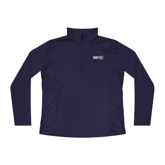 Women's HCKY SZN Quarter-Zip Pullover (Navy)