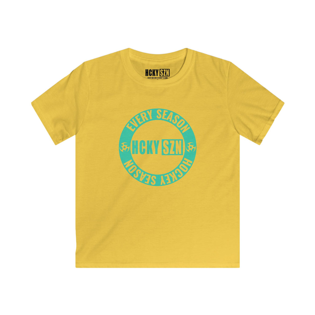 Youth Circle SZN Softstyle Tee (Seafoam Logo) - Various Colors