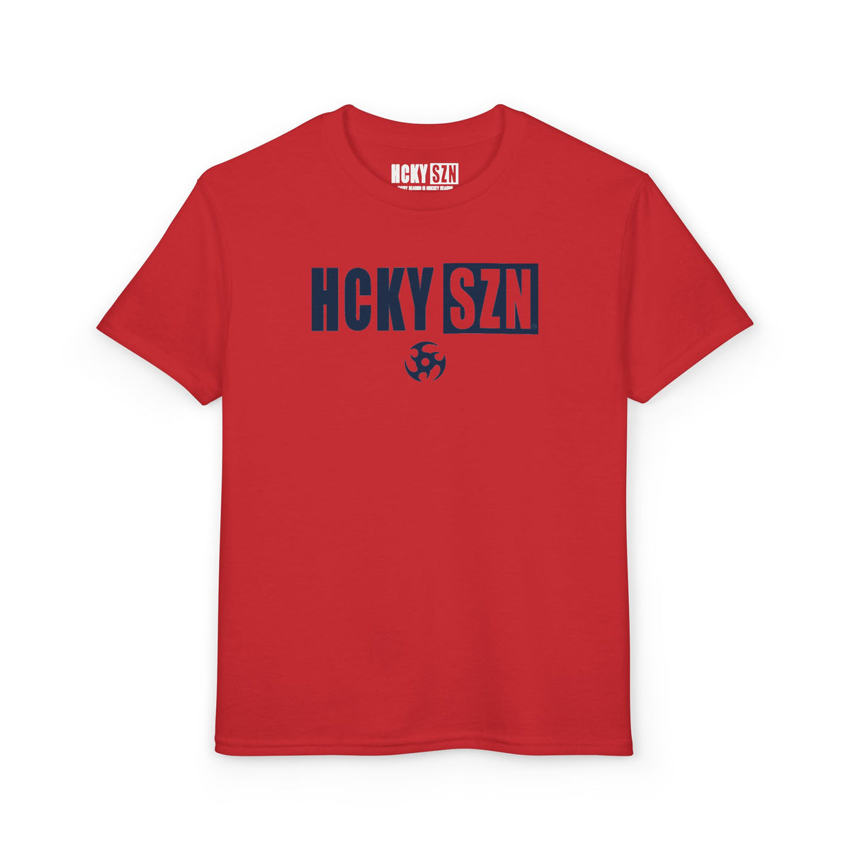 Youth HCKY SZN DryBlend Tee Shirt (Navy Logo) - Various Colors