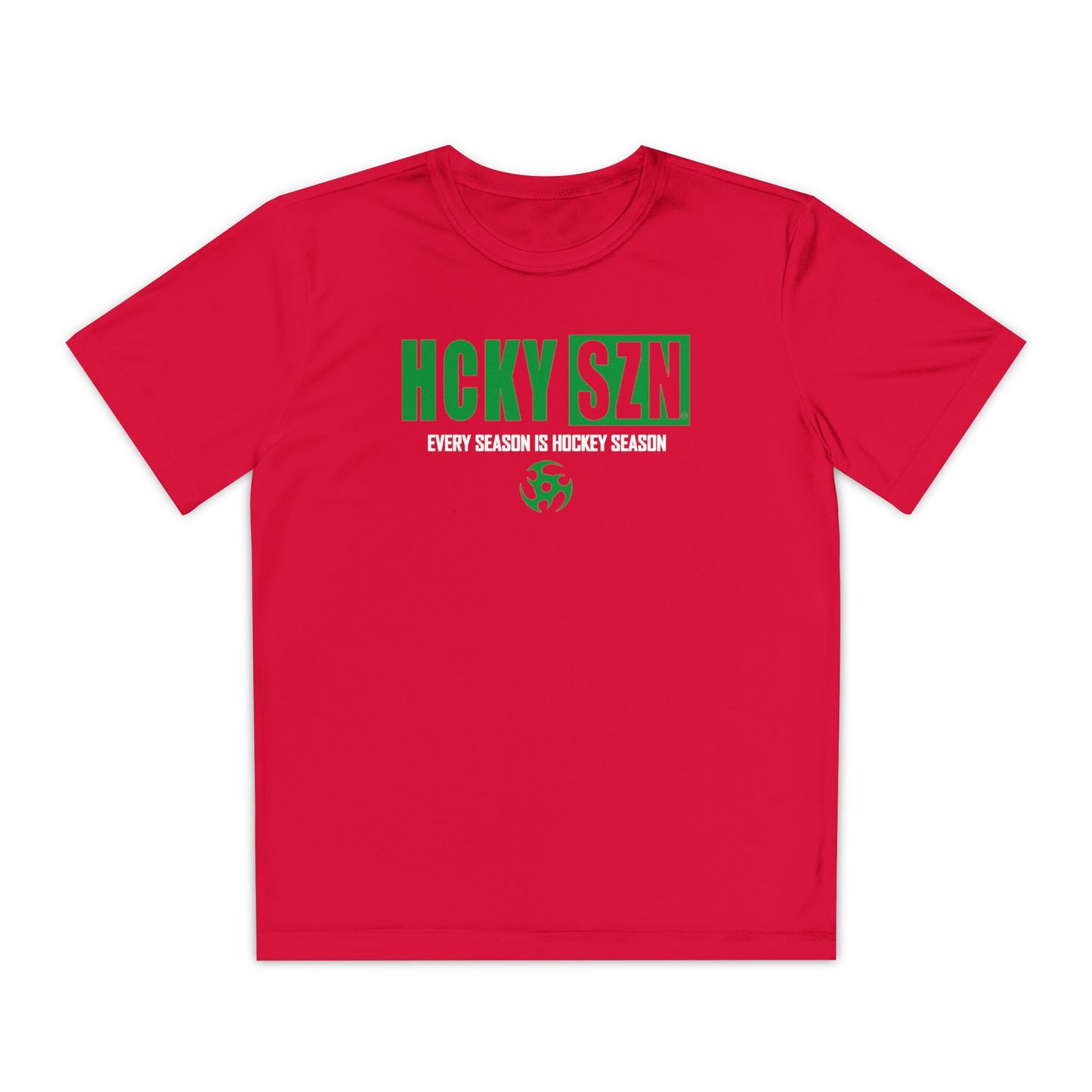 Every Season is HCKY SZN Youth Competitor Tee (Green Logo) - Various Colors
