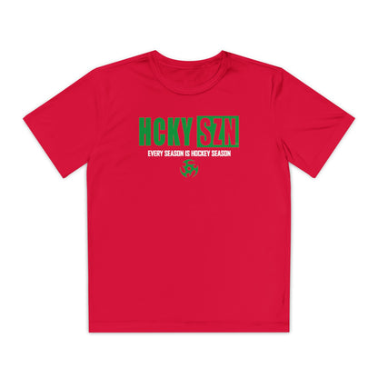 Every Season is HCKY SZN Youth Competitor Tee (Green Logo) - Various Colors