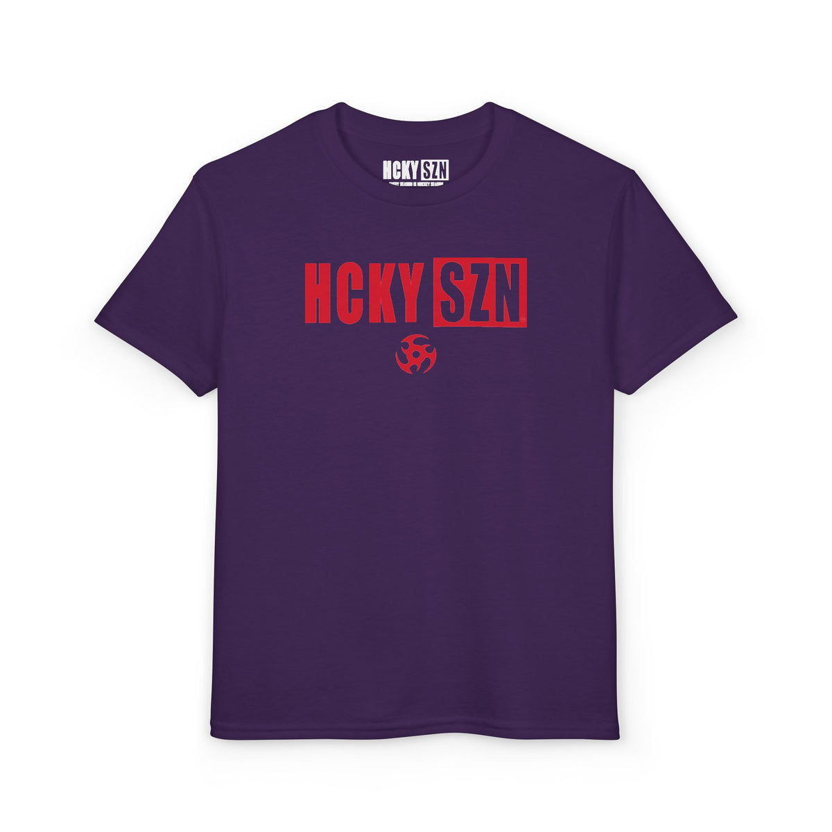 Youth HCKY SZN DryBlend Tee Shirt (Red Logo) - Various Colors