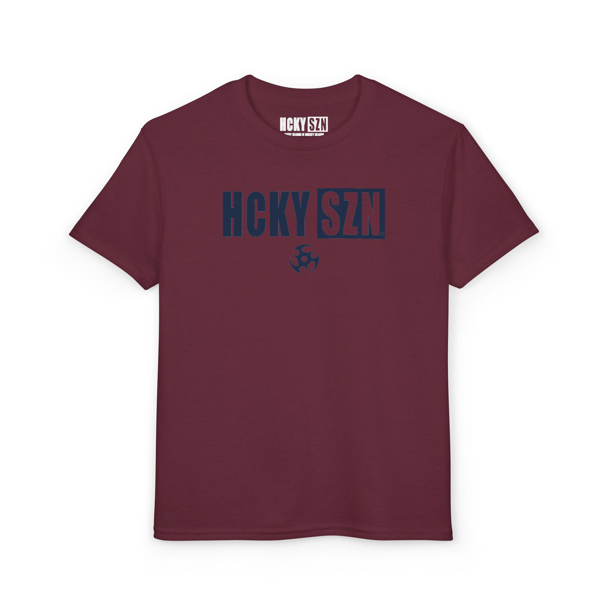 Youth HCKY SZN DryBlend Tee Shirt (Navy Logo) - Various Colors