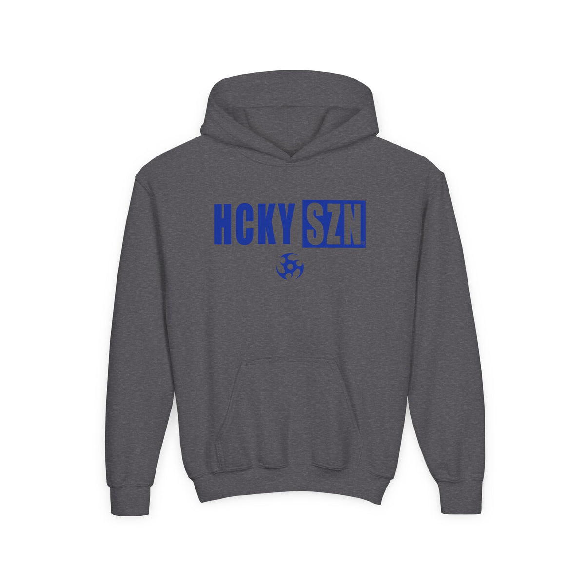 Youth HCKY SZN (Royal Blue Logo) Hooded Sweatshirt - Various Colors