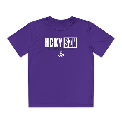 Every Season is HCKY SZN Youth Competitor Tee (White Logo) - Various Colors