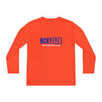 Every Season is HCKY SZN Youth Competitor Long Sleeve Tee (Blue Logo) - Various Colors
