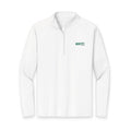 HCKY SZN Embroidered Quarter-Zip Pullover (White/Green)