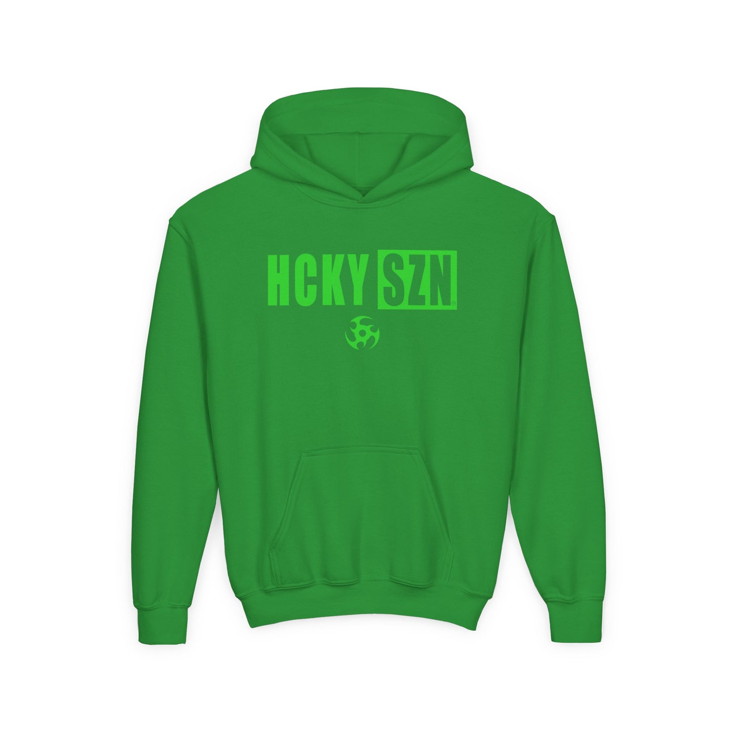 Youth HCKY SZN (Lime Logo) Hooded Sweatshirt - Various Colors