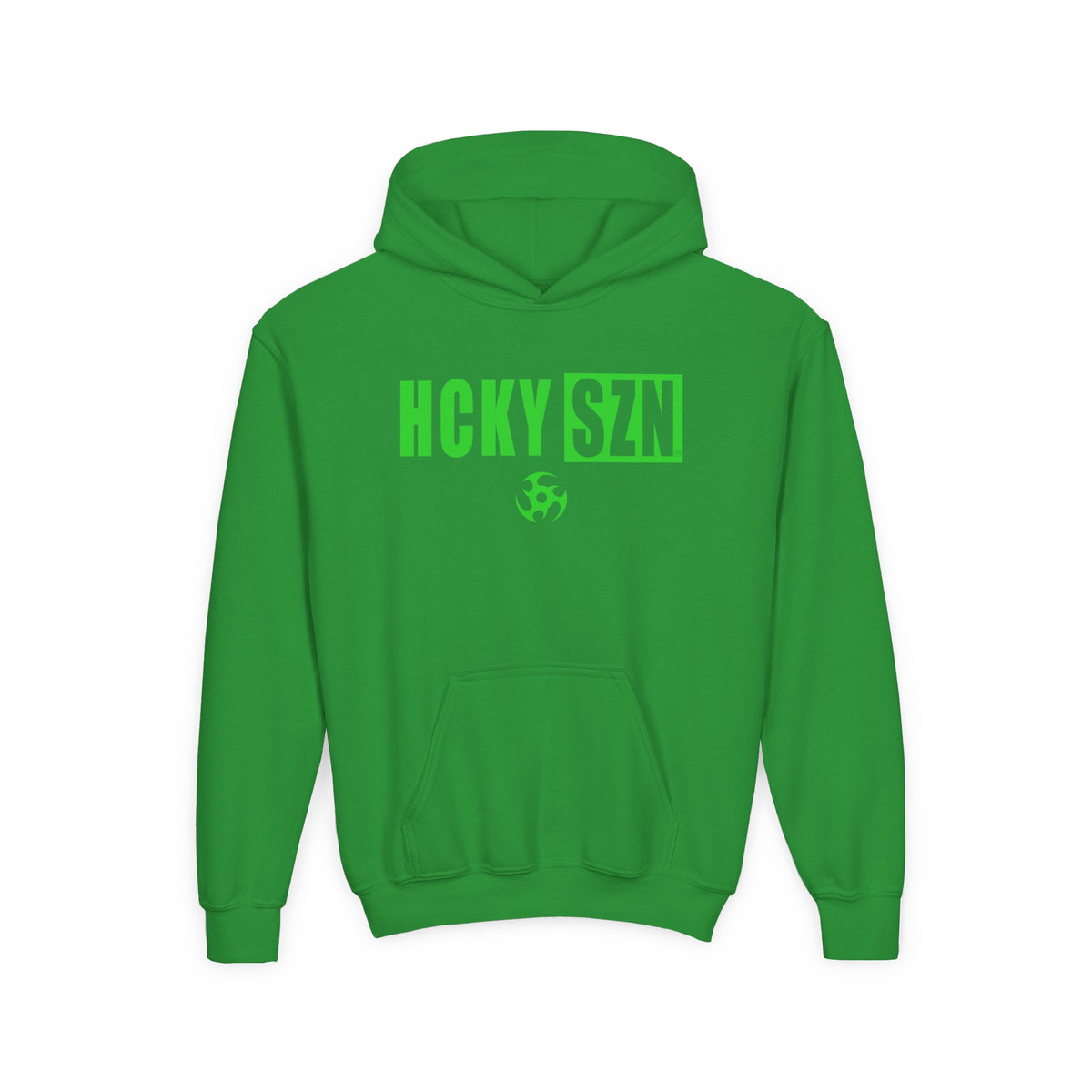 Youth HCKY SZN (Lime Logo) Hooded Sweatshirt - Various Colors