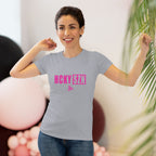 Women’s Hockey Vibe Triblend Tee (Hot Pink Logo)