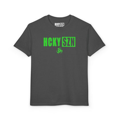 Youth HCKY SZN DryBlend Tee Shirt (Lime Logo) - Various Colors