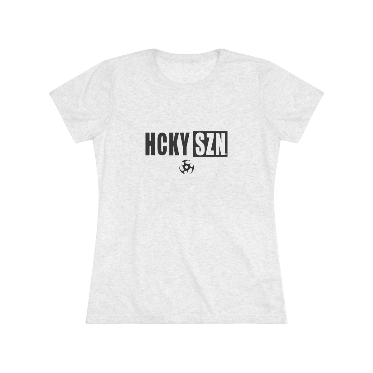 Women’s Hockey Vibe Triblend Tee (Black Logo)
