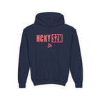 Youth HCKY SZN (Peach Logo) Hooded Sweatshirt - Various Colors