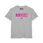 Youth HCKY SZN DryBlend Tee Shirt (Pink Logo) - Various Colors