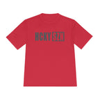 HCKYSZN (Flagship Logo) Adult Performance Tee - Red/Smoke