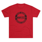 HCKY SZN Circle Logo TriBlend Tee Shirt (Black) - Various Colors