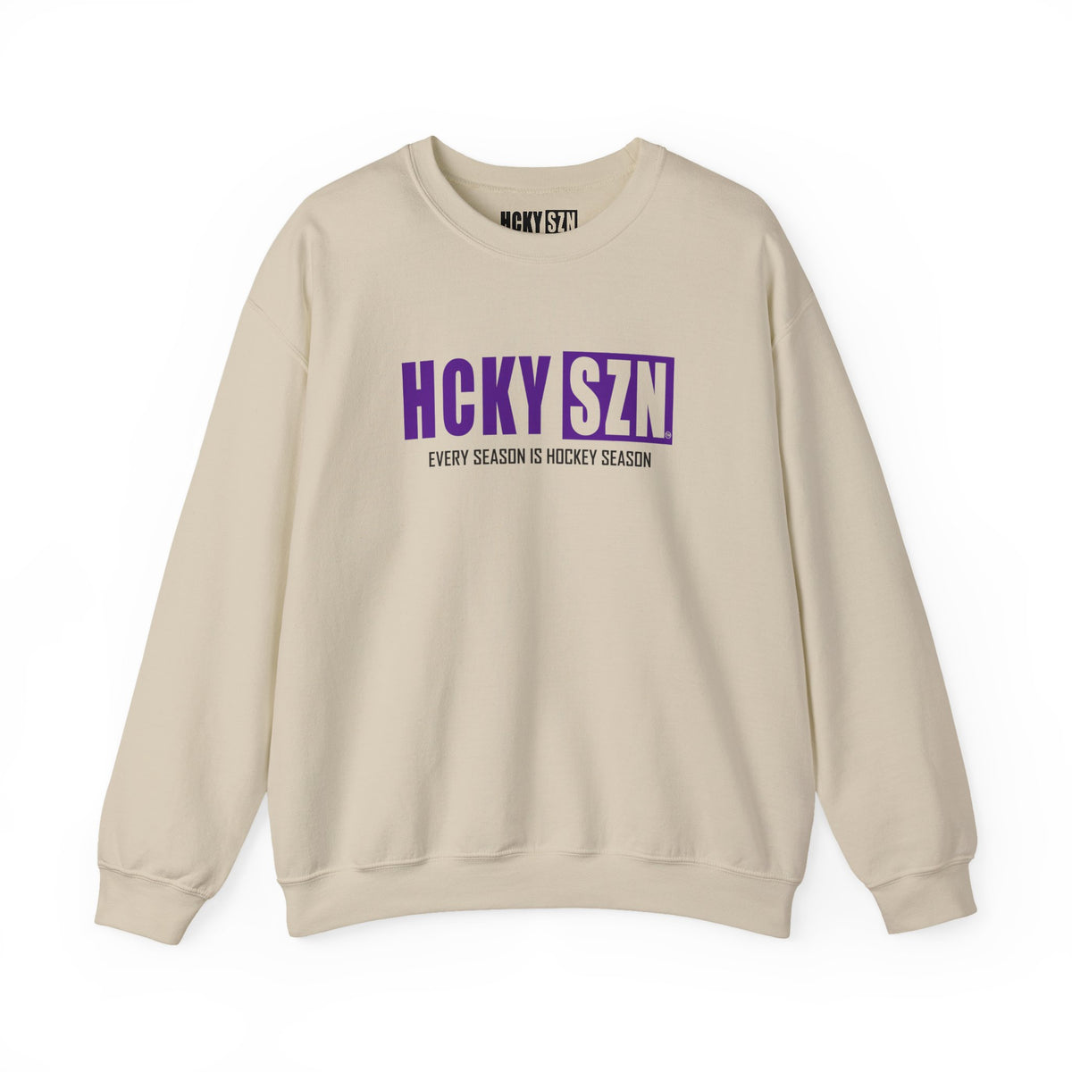 HCKY SZN Crewneck Sweatshirt (Purple Logo) - Various Colors