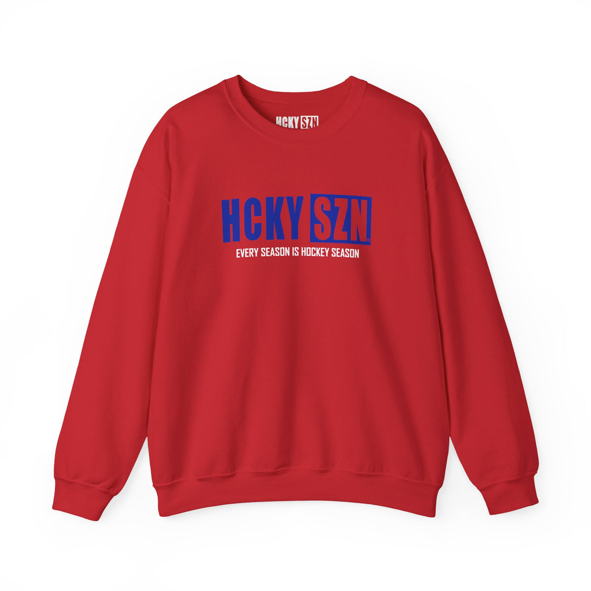 HCKY SZN Crewneck Sweatshirt (Royal Blue Logo) - Various Colors